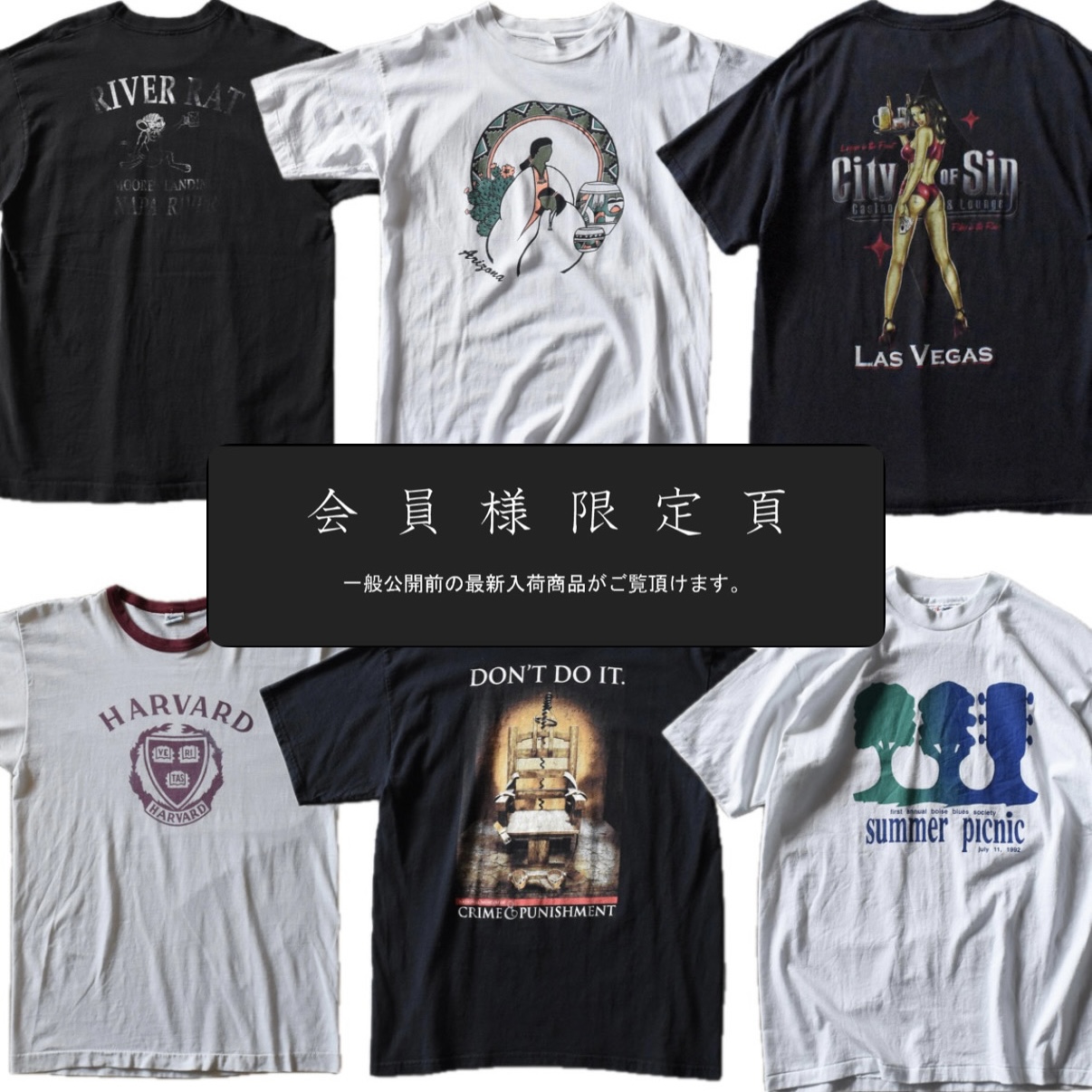 会員限定ページ更新｜新入荷6点追加しました