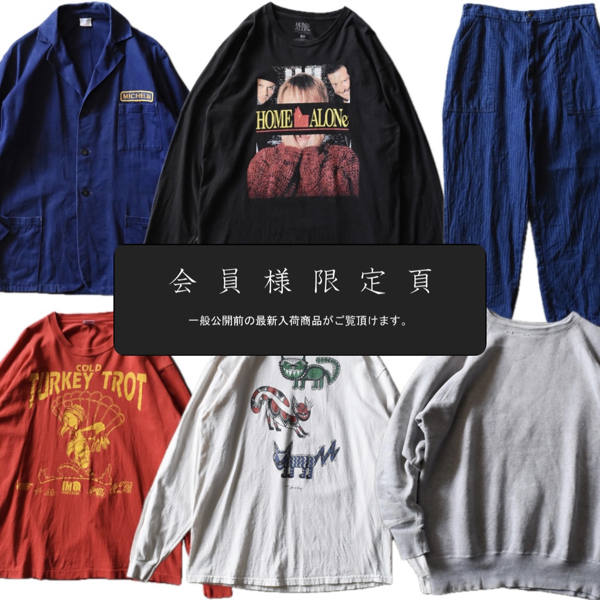 会員限定ページ更新｜新入荷6点追加しました
