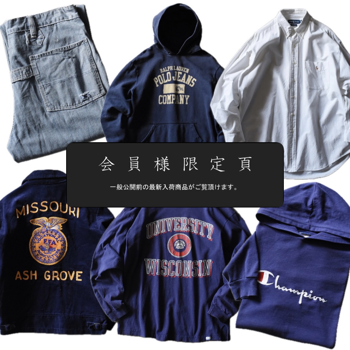 会員限定ページ更新｜新入荷6点追加しました