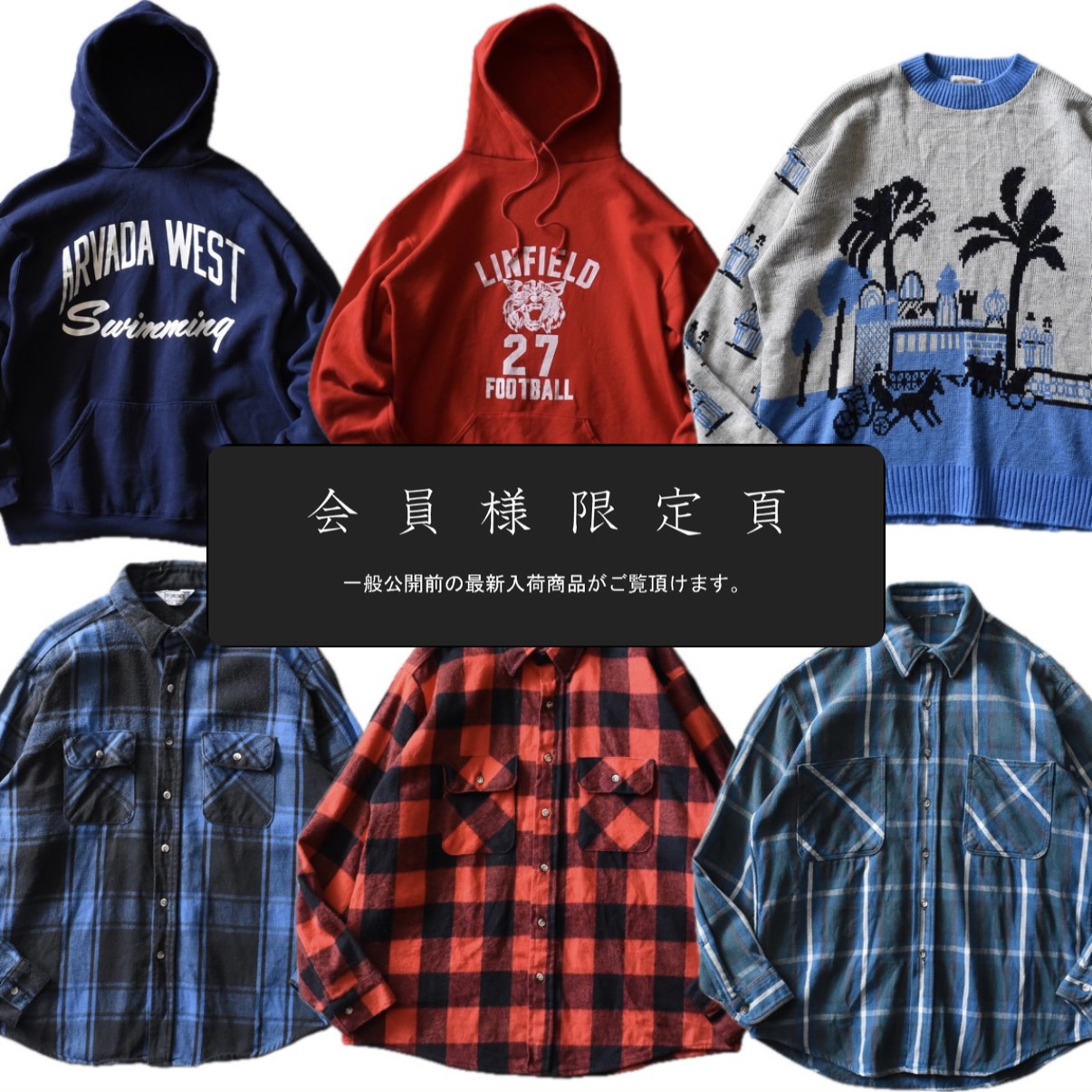 会員限定ページ更新｜新入荷6点追加しました