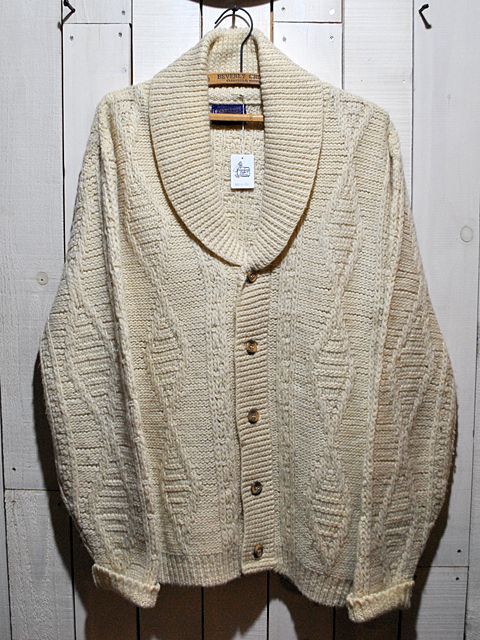 1970s Pendleton ショールカラーニットカーディガン 古着屋hamburgcafe