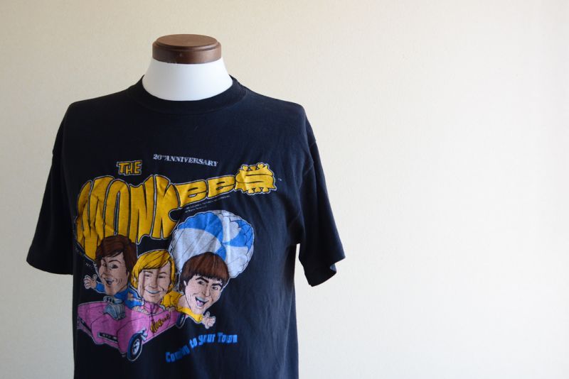 1980s THE MONKEES 20TH ANNIVERSARY WORLD TOUR Tシャツ 表記XL