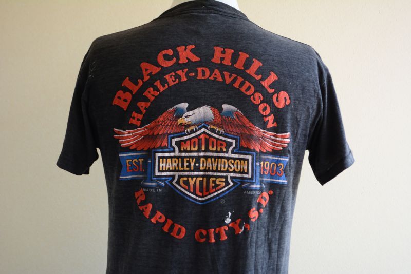 1980s Harley-Davidson A Way of Life Tシャツ 表記L - 古着屋HamburgCafe