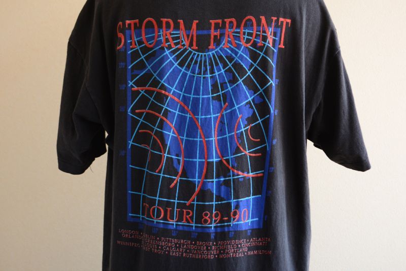 超レアM！ビリージョエルSTORM FRONT TOUR Tシャツ