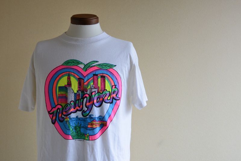 ss The Big Apple Tシャツ 実寸ML   古着屋HamburgCafe