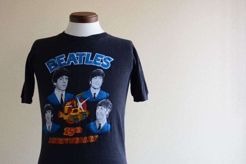 1970s The BEATLES パキ綿Tシャツ　表記M