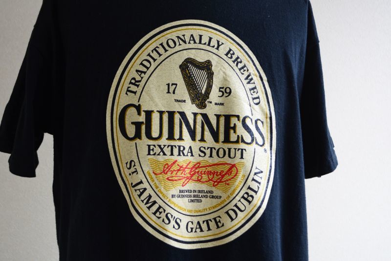 1990s〜 GUINNESS BEER Tシャツ 表記XL - 古着屋HamburgCafe