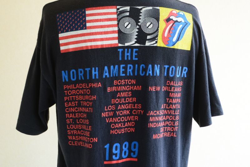 s THE ROLLING STONES THE NORTH AMERICAN TOUR  Tシャツ 実寸