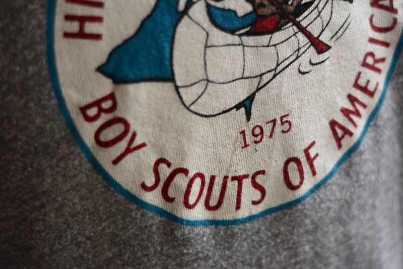 1970s BOY SCOUTS OF AMERICA 杢スウェット 表記XL - 古着屋HamburgCafe