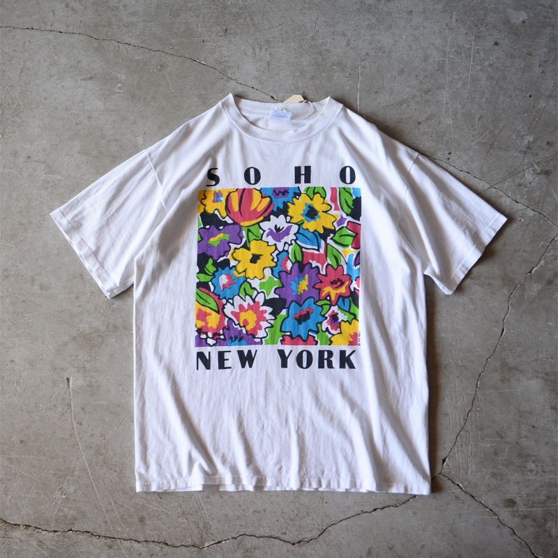 1990s SOHO NEW YORK アートTシャツ MADE IN USA 表記XL - 古着屋 ...