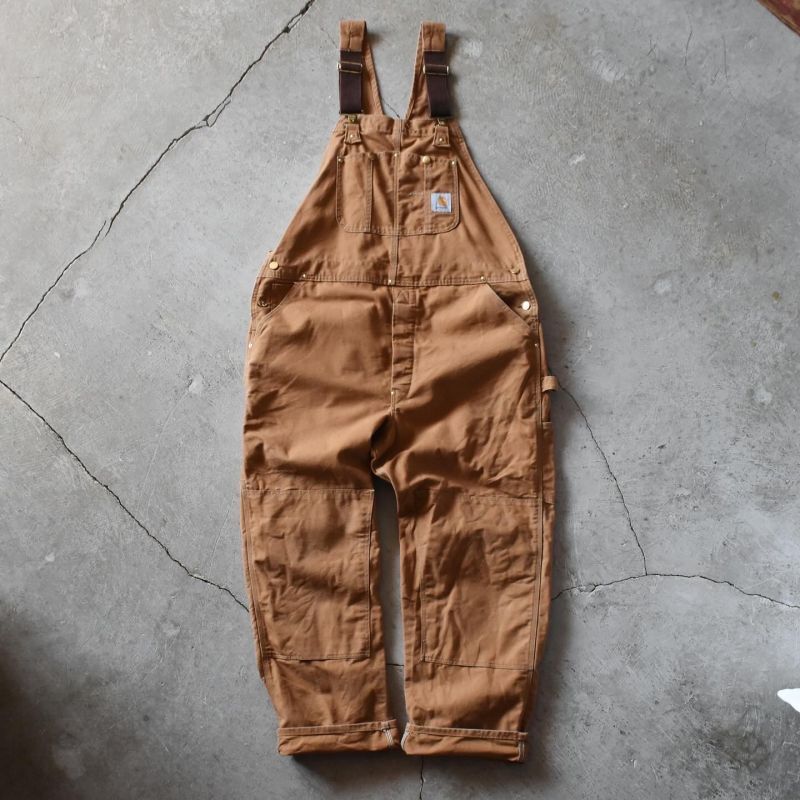 1990s Carhartt ダブルニーダックオーバーオール 実寸W42 - 古着屋