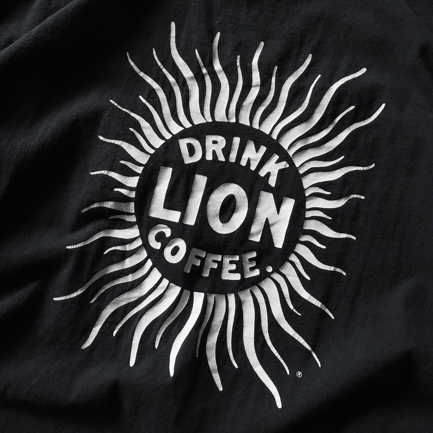 2000s LION COFFEE 両面プリントTシャツ 