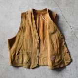 新着!!〝50s LEVI'S SHORT HORN SUEDE VEST〟一般販売開始です。