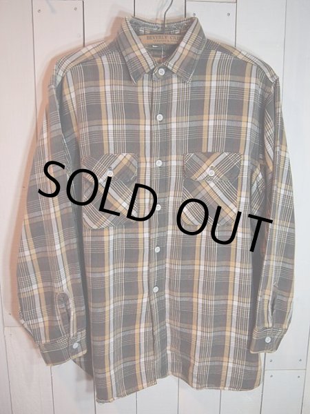 画像1: 1960sマチ付きヘビーネルシャツ (1)