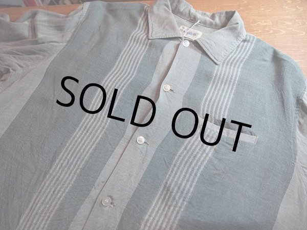 画像4: 1960s【BRENT】レーヨンシャツ (4)