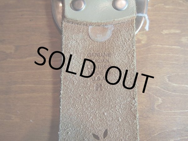 画像2: 1970sホワイトレザーベルト (2)