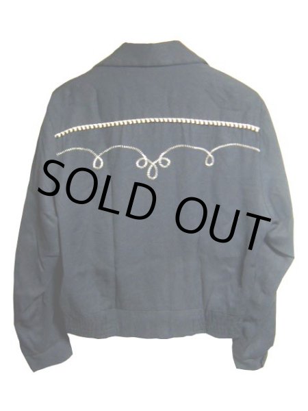 画像2: 1950s【MacMurray(マクマリー)】レーヨンギャバジン刺繍ウエスタンジャケット (2)