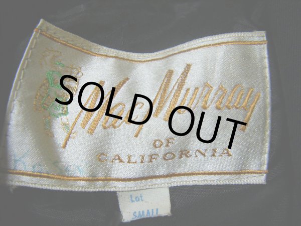 画像3: 1950s【MacMurray(マクマリー)】レーヨンギャバジン刺繍ウエスタンジャケット (3)