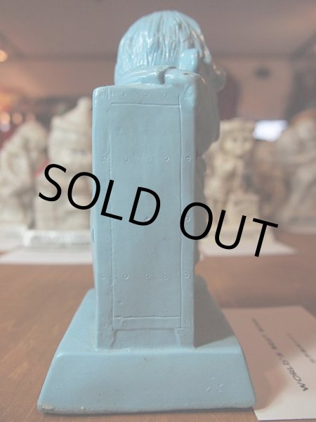 画像2: 希少1970sブルーメッセージドール【Sillisculpts（シリスカルプス)】 (2)