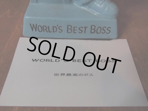 画像5: 希少1970sブルーメッセージドール【Sillisculpts（シリスカルプス)】 (5)