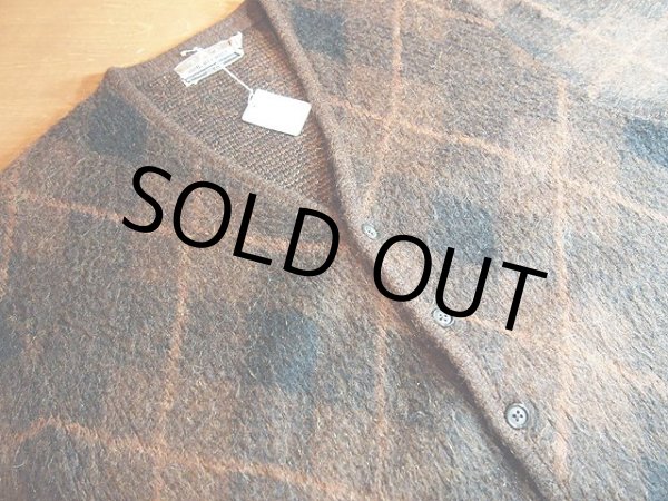 画像4: 1960s【ROBERT BRUCE】アーガイルモヘアカーディガン (4)