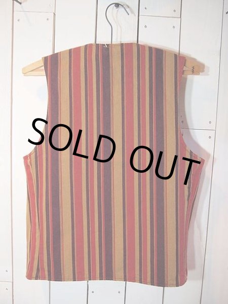 画像4: 1960s【LEVI'S】BigEリバーシブルヒッピーベスト (4)