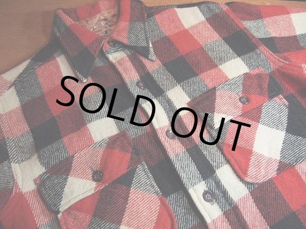 画像4: 1950s【Pilgrim】マチ付きウールシャツ (4)