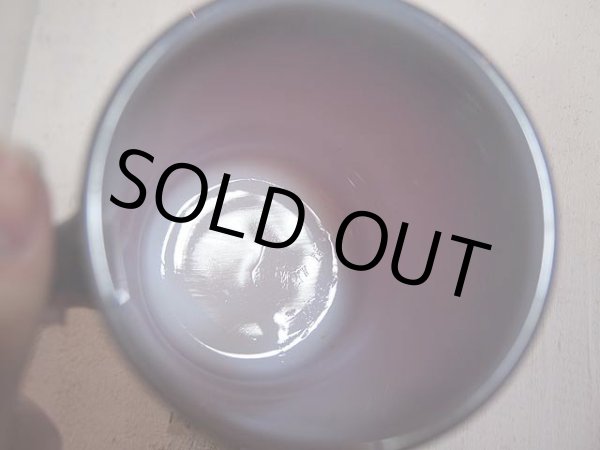 画像5: 60s-70sFireKing(ファイヤーキング)スタッキングマグ・黒/茶 (5)