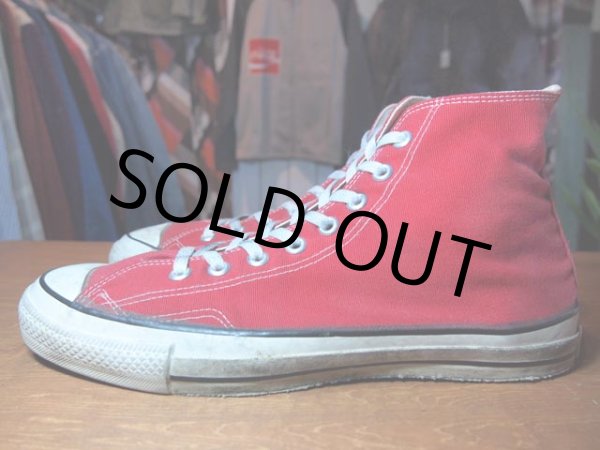 画像3: 1980s【CONVERSE ALLSTAR】あて布レッドHi　11 (3)