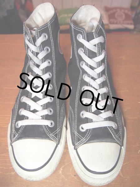 画像2: 1980sKOREA【CONVERSE ALLSTAR】あて布ブラックHi　7 1/2 (2)