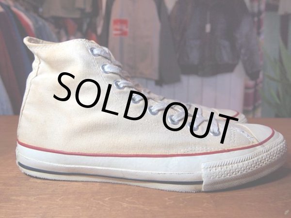 画像5: 1980s【CONVERSE ALLSTAR】あて布生成りHi　8 1/2 (5)