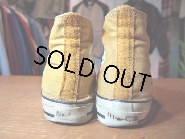 画像4: 1980s【CONVERSE ALLSTAR】あて布イエローHi　6 1/2 (4)