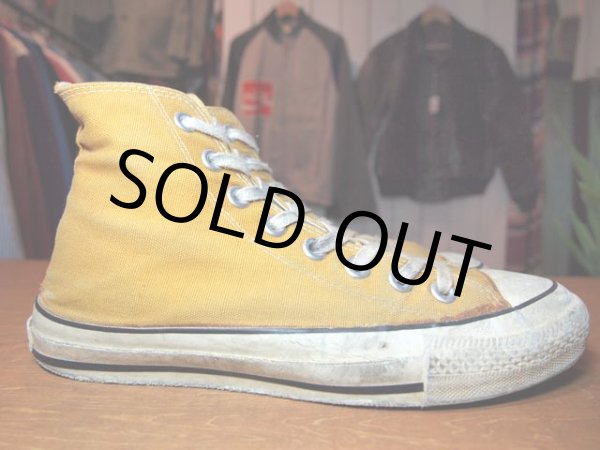 画像5: 1980s【CONVERSE ALLSTAR】あて布イエローHi　6 1/2 (5)