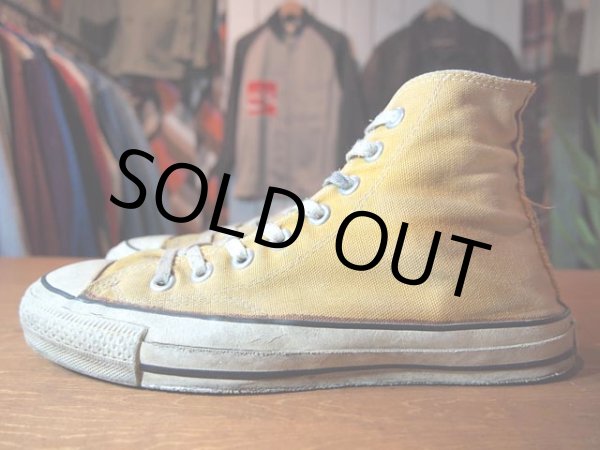 画像3: 1980s【CONVERSE ALLSTAR】あて布イエローHi　6 1/2 (3)