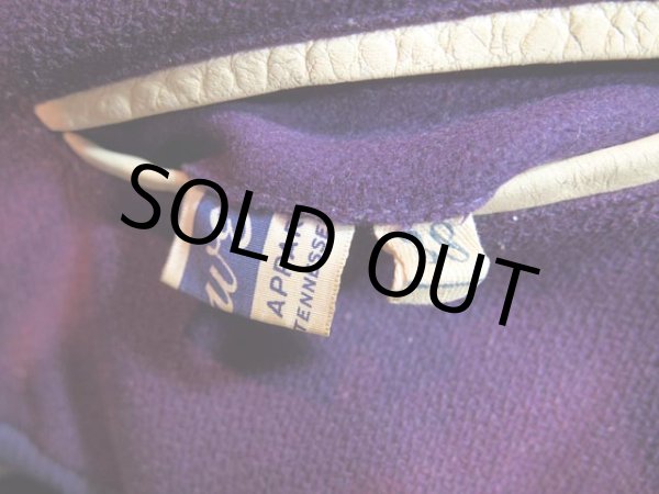 画像5: 1960s【Howe】チェーンステッチ刺繍メルトンスタジャン (5)