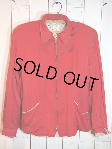 画像3: 1950s【WeatherWise】ブーメラン柄リバーシブルギャバジャン (3)