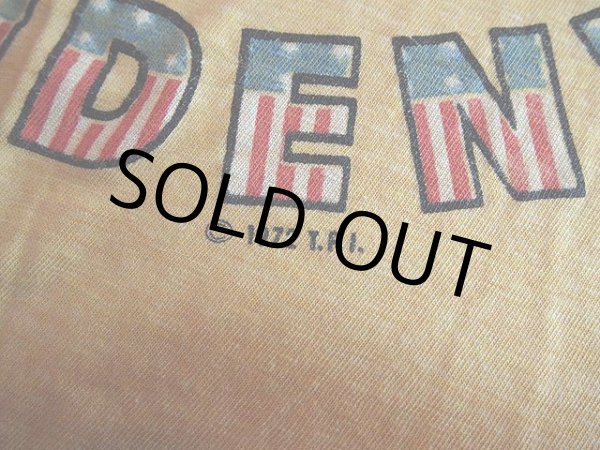 画像5: 1970s?アーチバンカー?染込みプリントTee (5)