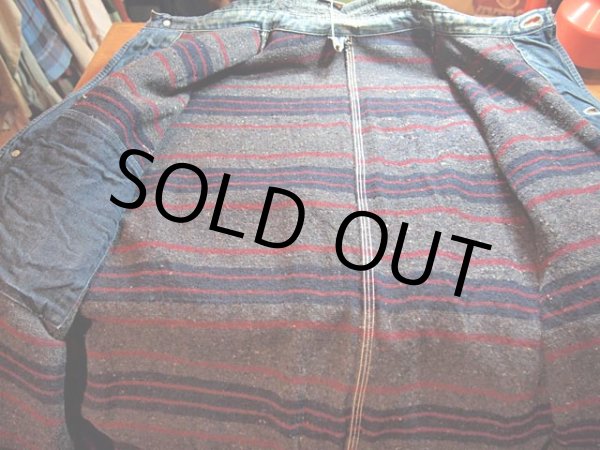 画像4: 1950s裏ブランケット付きデニムカバーオール (4)