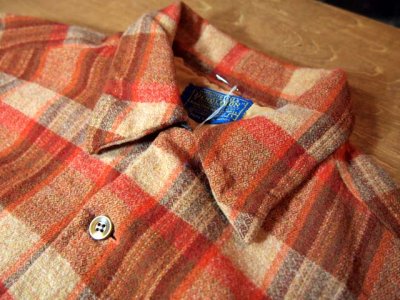 画像1: 1960s【PENDLETON】ウールシャツ