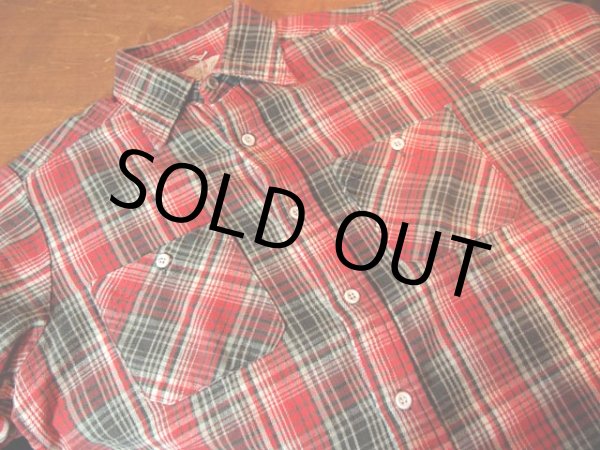 画像4: 1960s【KingKole】ヘビーネルシャツ 実寸Sサイズ (4)