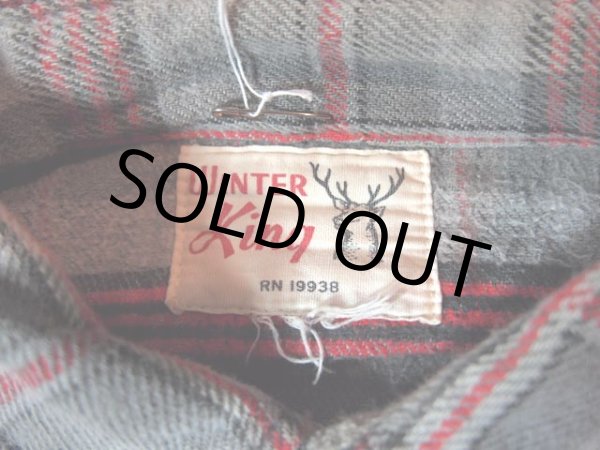 画像3: 1960s【WINTER KING】ヘビーネルシャツ　実寸Sサイズ (3)