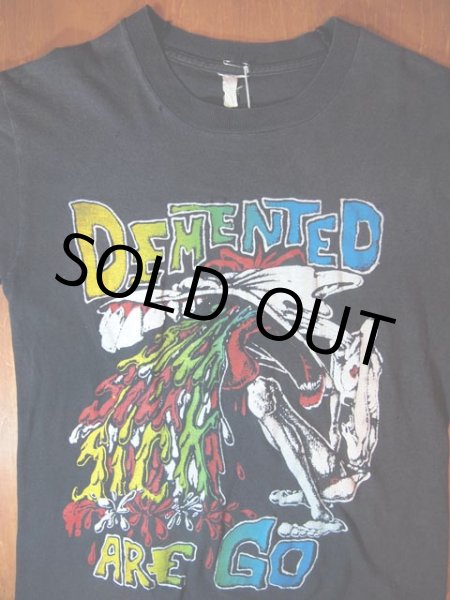 画像1: UKサイコビリー大御所!!1980s?DEMENTED ARE GO?Tシャツ (1)
