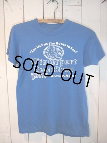 画像2: 1980s【Hanes】?REDWING取扱店「Winterport Boot Shop」?Tシャツ (2)