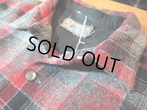 画像5: 1950s【MerrillWoolens】オンブレチェックウールシャツ (5)