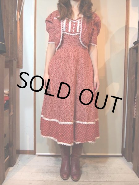 画像3: 【GUNNE SAXガンネサックス】小花柄ボレロ付きワンピース (3)