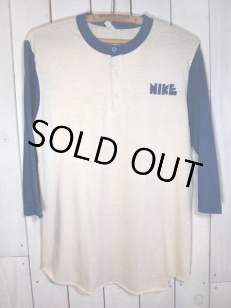 画像2: 1970s【NIKE】?ゴツナイキ?ベースボールTシャツ (2)