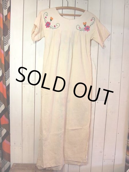 画像5: メキシカン刺繍ワンピース (5)