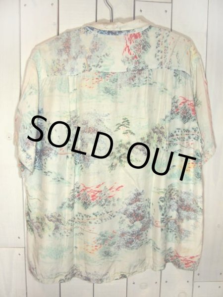 画像2: 1960s【PENNEY'S】和柄レーヨンアロハシャツ (2)