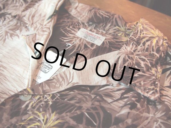 画像5: 1960s【PENNEY'S】風景柄レーヨンアロハシャツ (5)