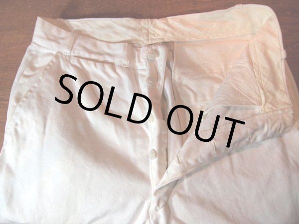 画像4: SALE!! 1950s【HEADLIGHT】ホワイトワークパンツ (4)